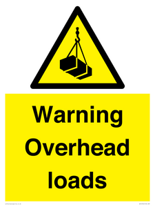 Warning Overhead loads